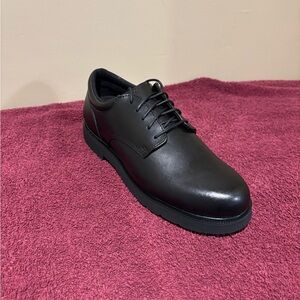Bates Black Leather Men's Oxfords